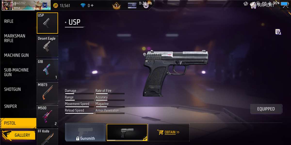 Game account sale Free Fire