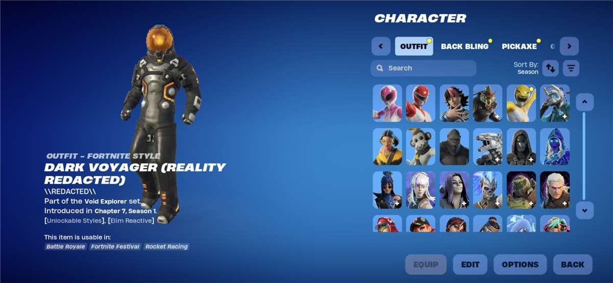 Game account sale Fortnite