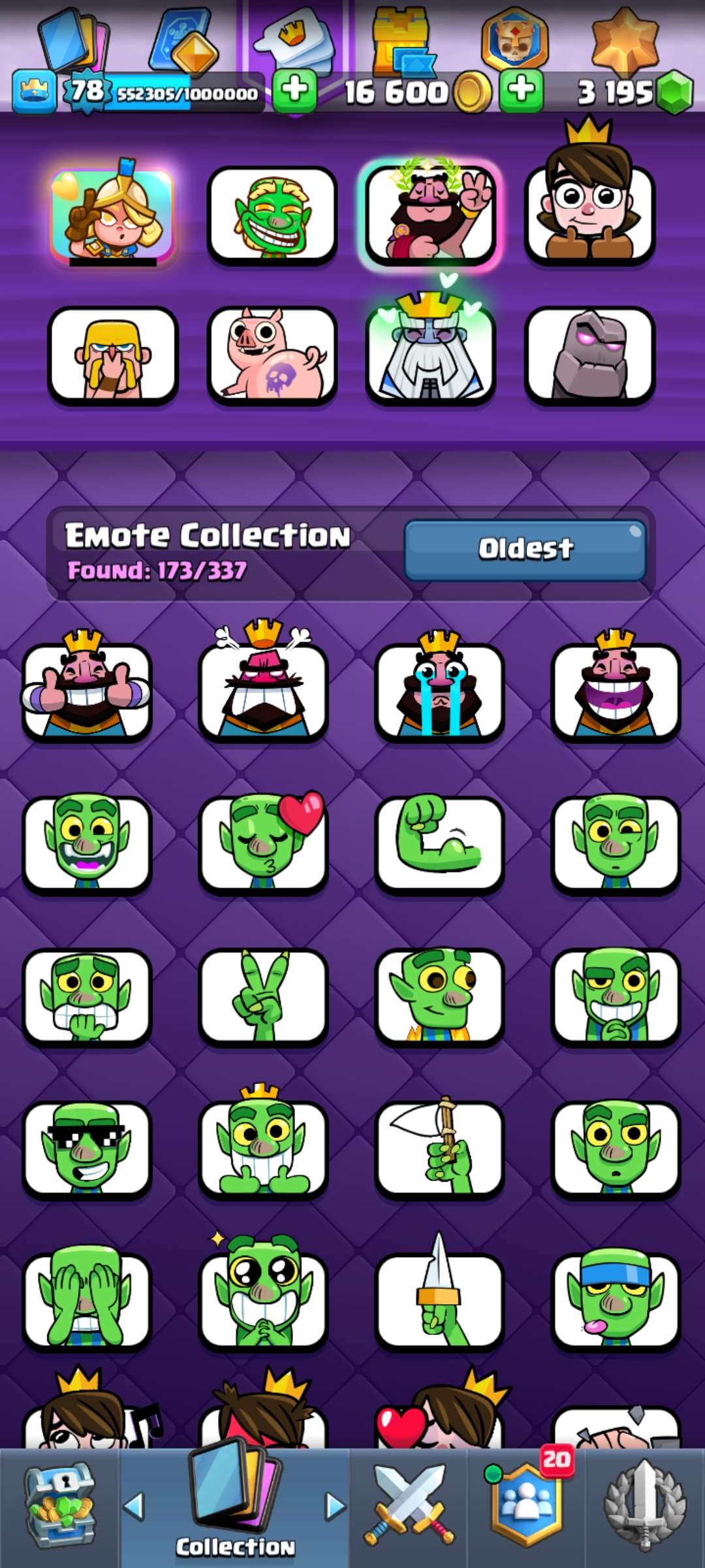 Game account sale Clash Royale