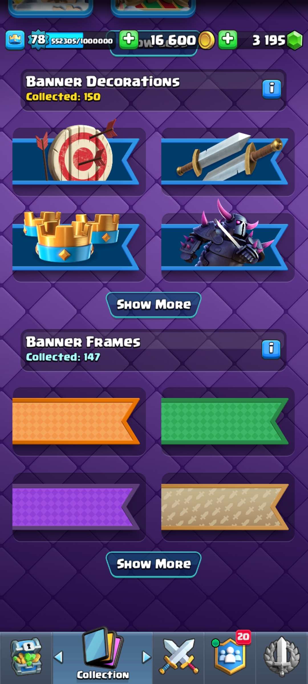 Game account sale Clash Royale