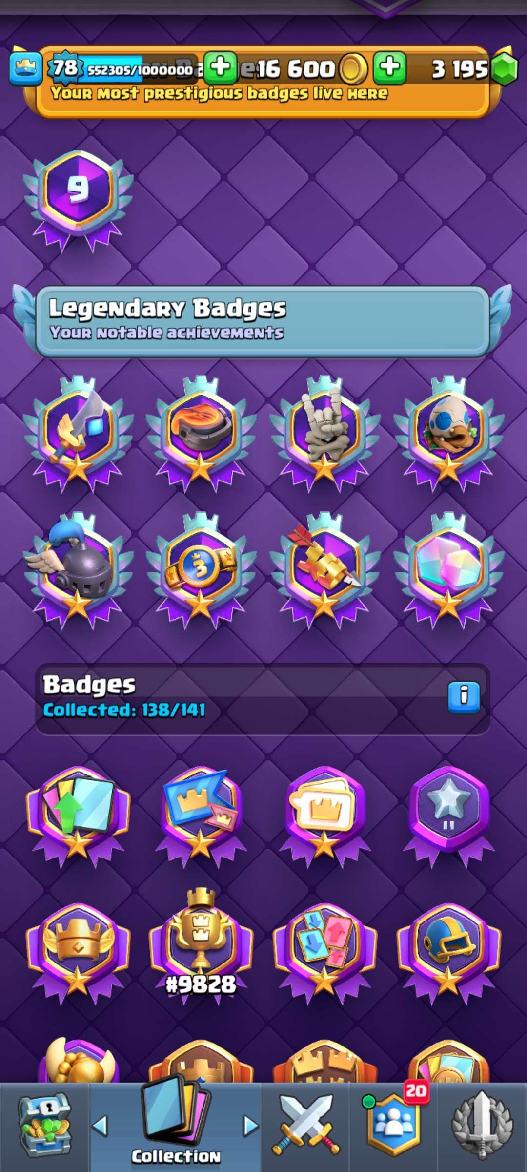 Game account sale Clash Royale