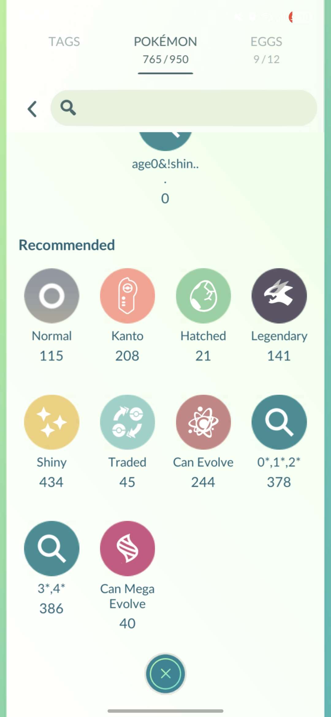 Game account sale Pokemon GO