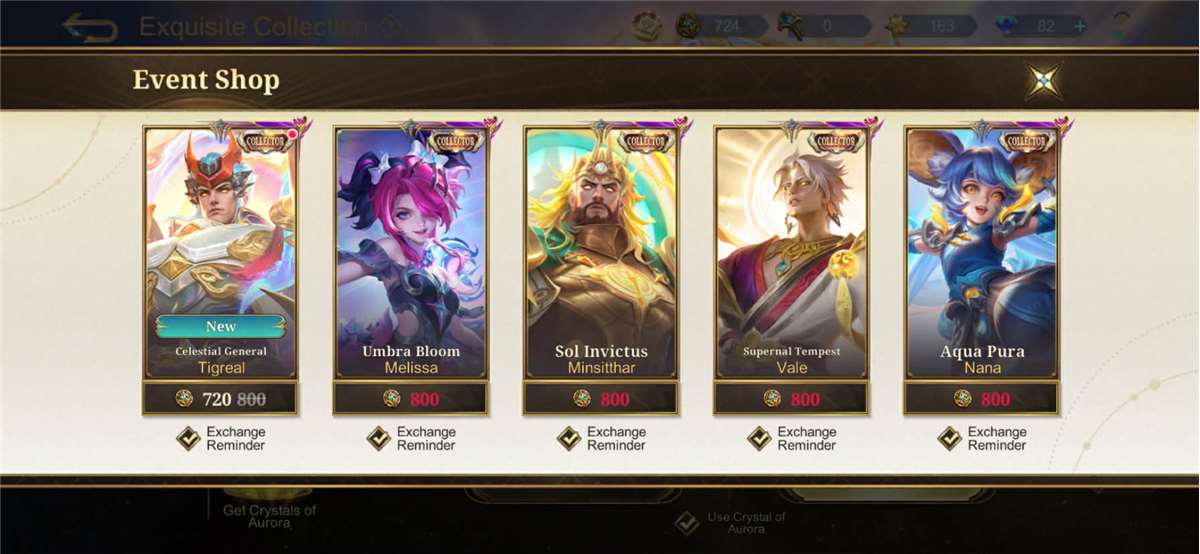 Game account sale Mobile Legends