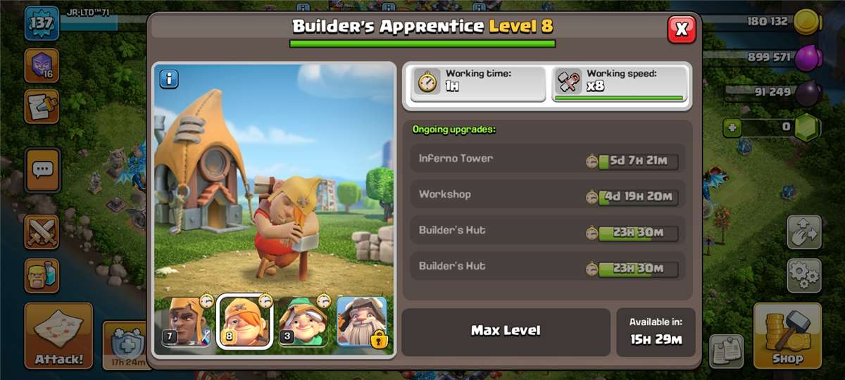 Game account sale Clash of Clans