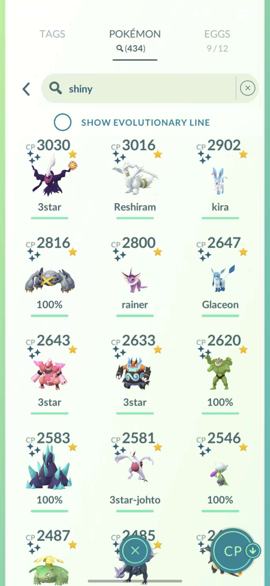 Game account sale Pokemon GO