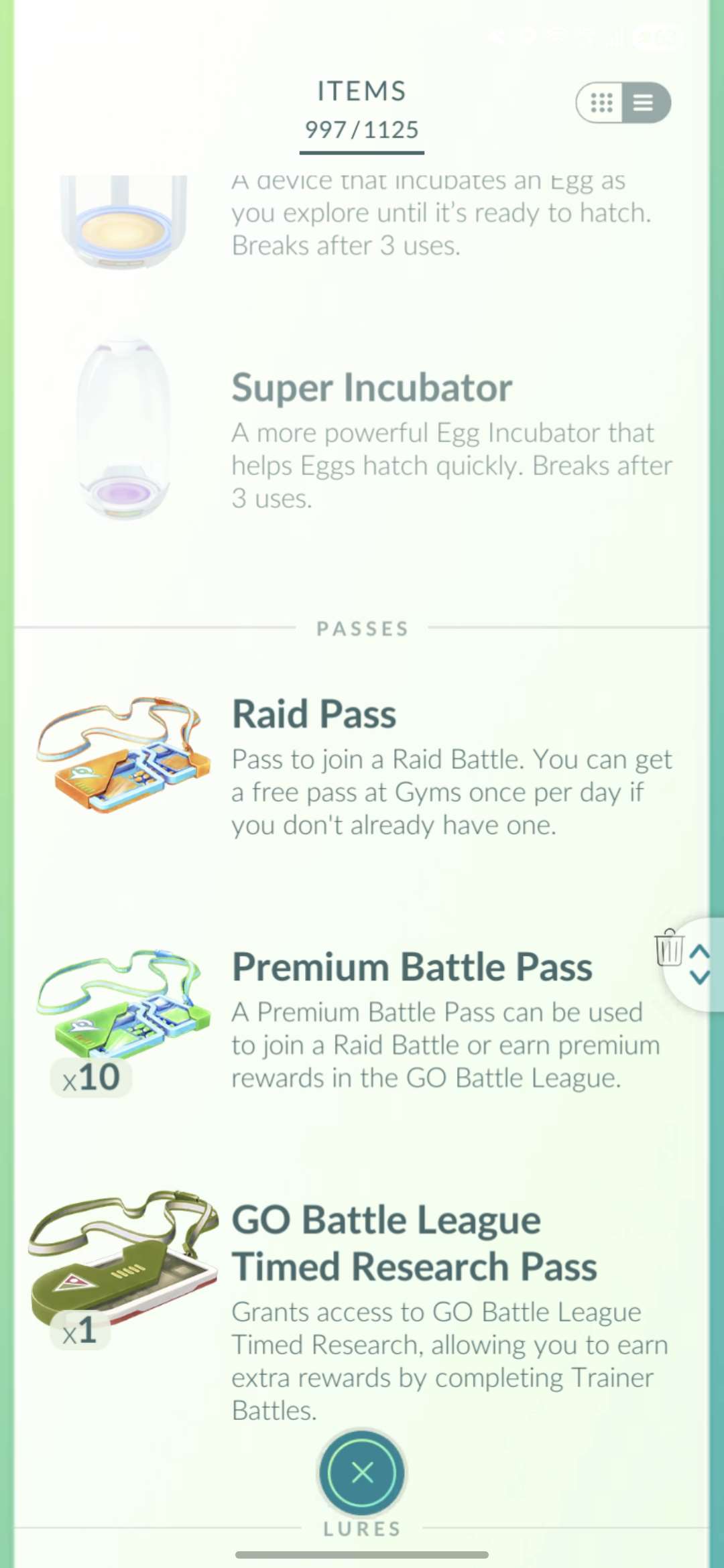 Game account sale Pokemon GO
