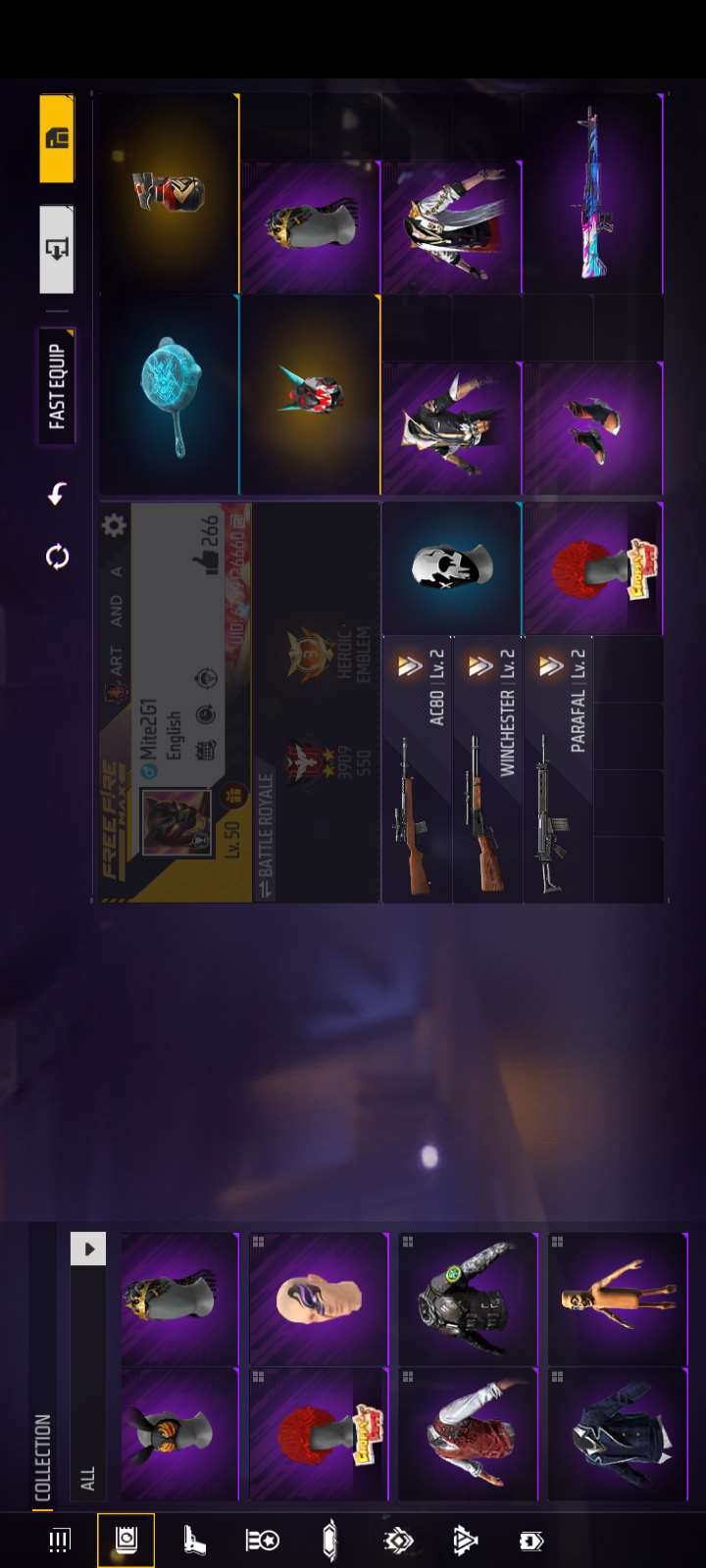 Game account sale Free Fire