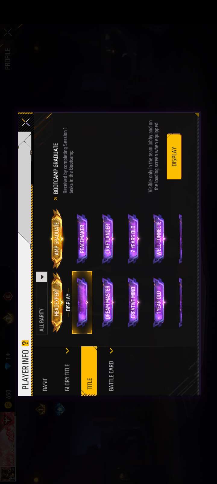 Game account sale Free Fire