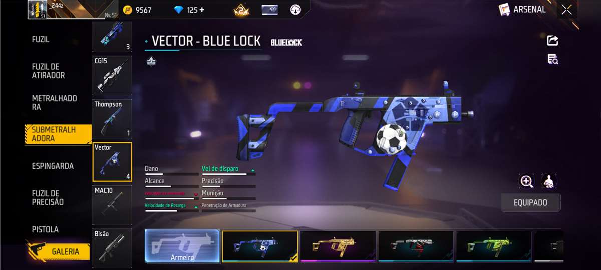 Venda de conta de jogo Free Fire