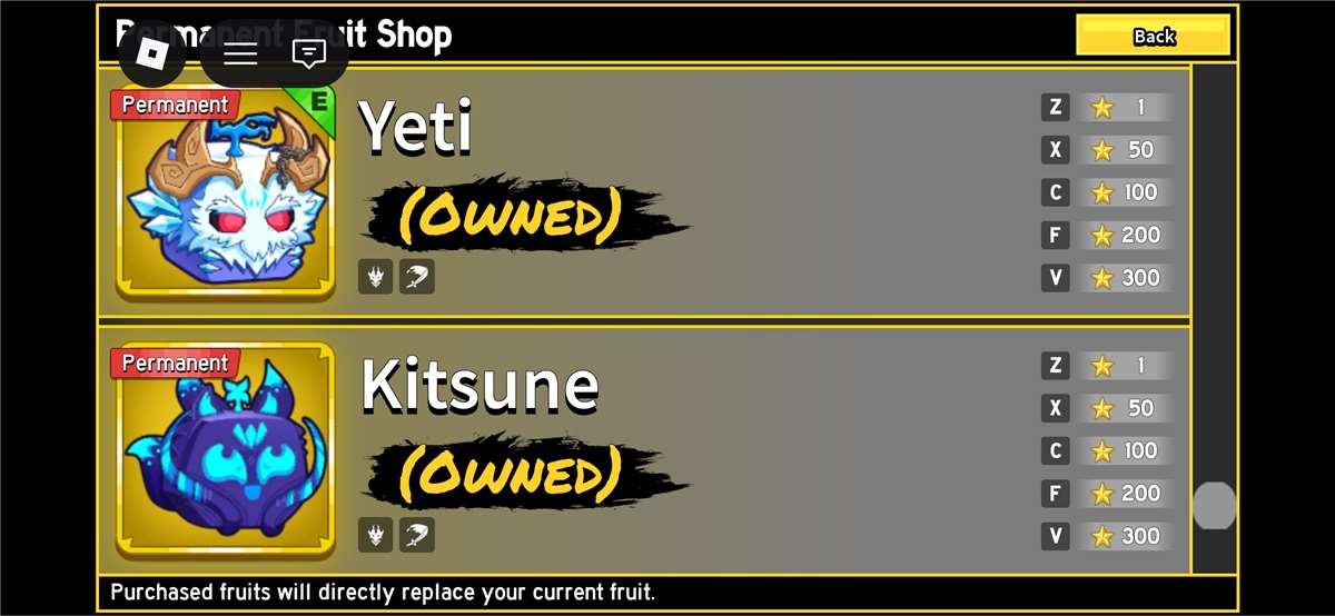 Game account sale Roblox