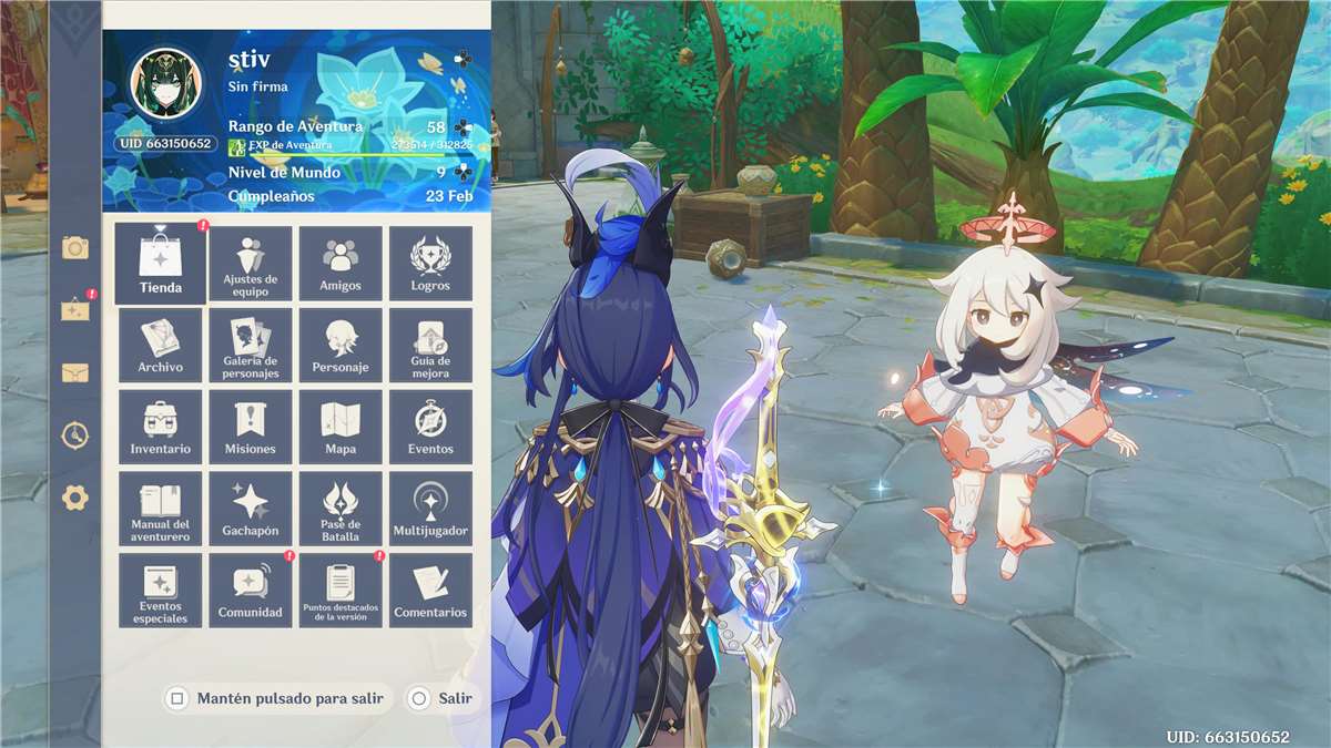 Game account sale Genshin Impact