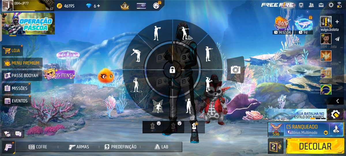 Venda de conta de jogo Free Fire