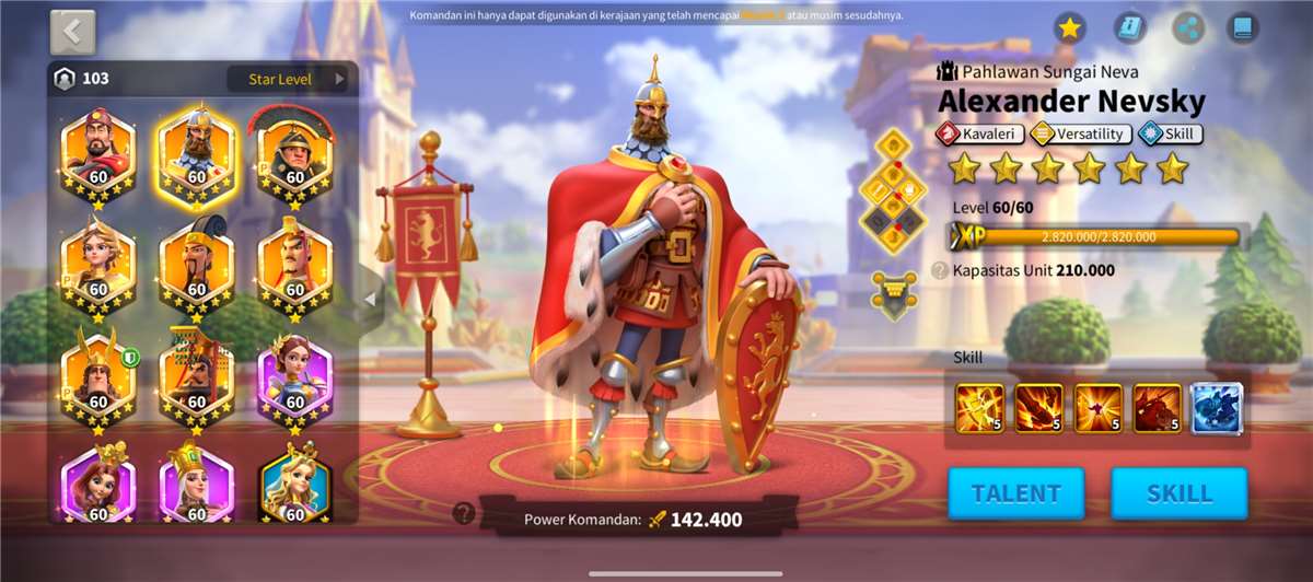 Penjualan akun permainan Rise Of Kingdoms