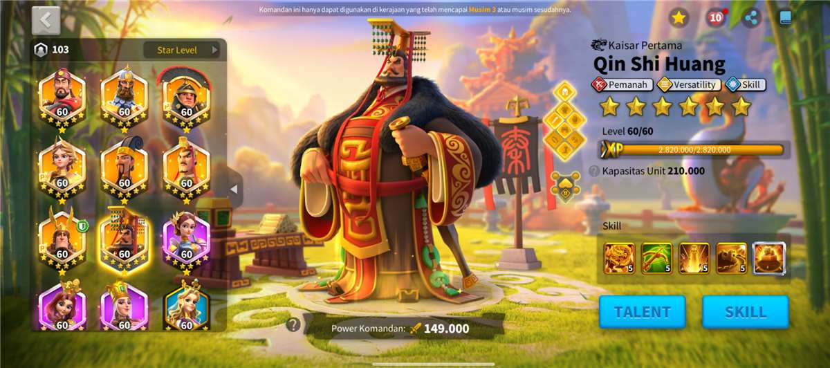 Penjualan akun permainan Rise Of Kingdoms