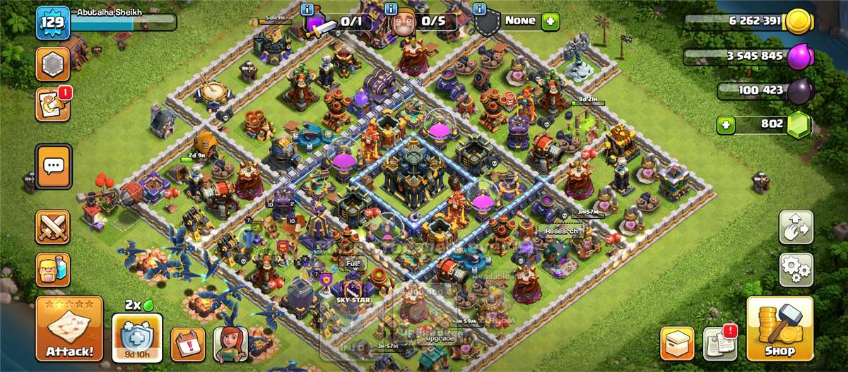 Game account sale Clash of Clans