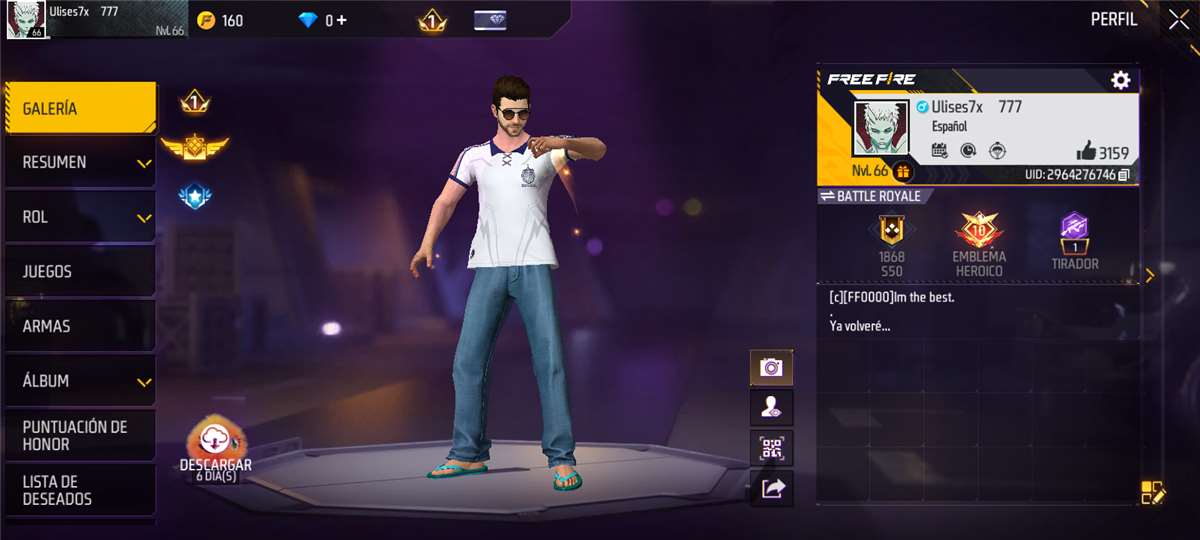 Game account sale Free Fire
