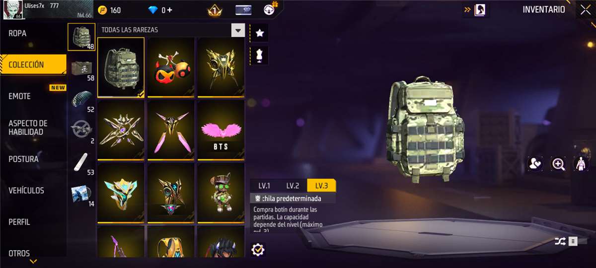 Game account sale Free Fire