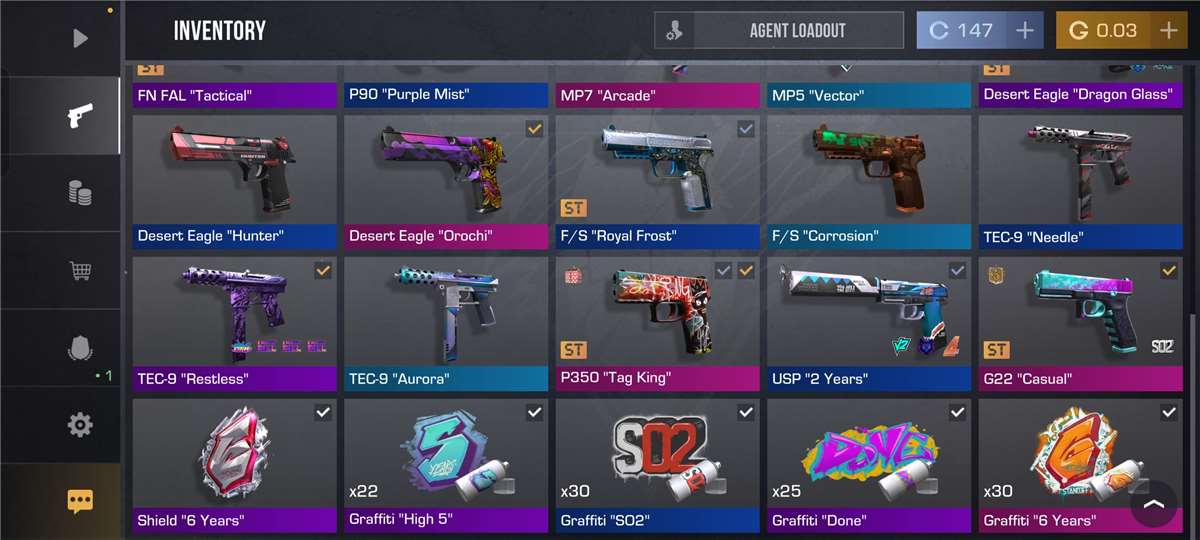 Game account sale Standoff 2