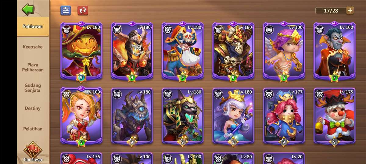 Penjualan akun permainan Castle Clash