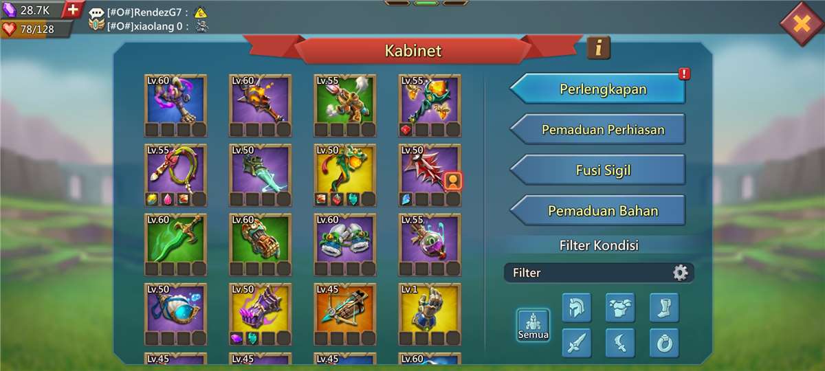 Game account sale Lords Mobile