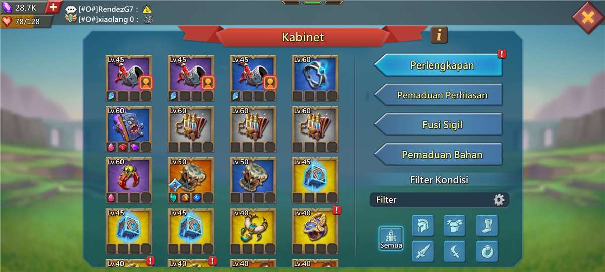 Game account sale Lords Mobile