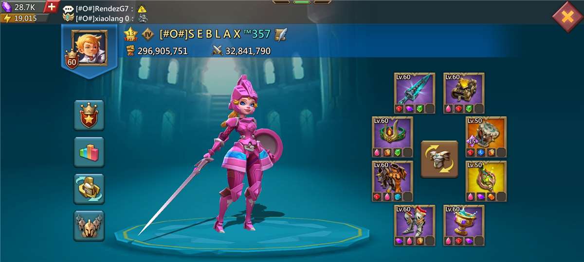 Game account sale Lords Mobile