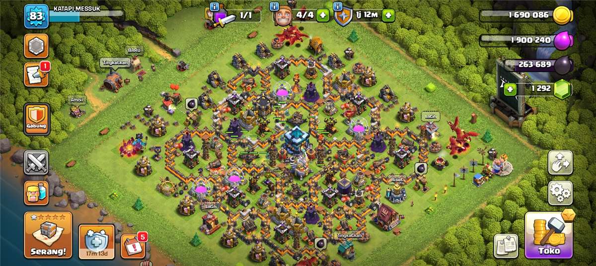 Penjualan akun permainan Clash of Clans