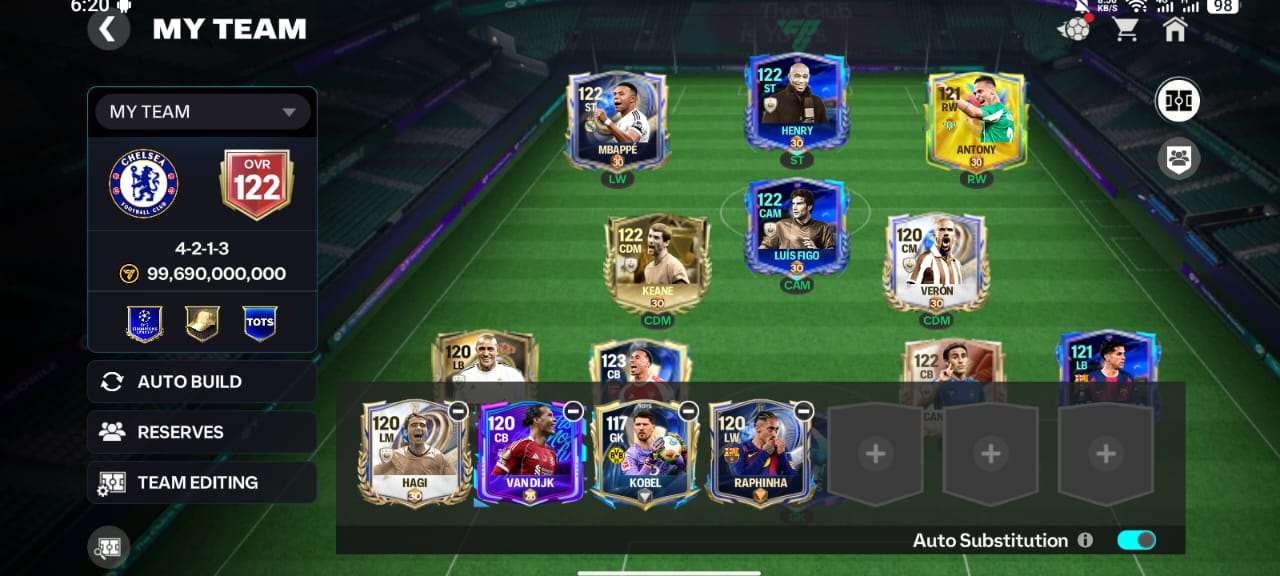 Game account sale Fifa mobile