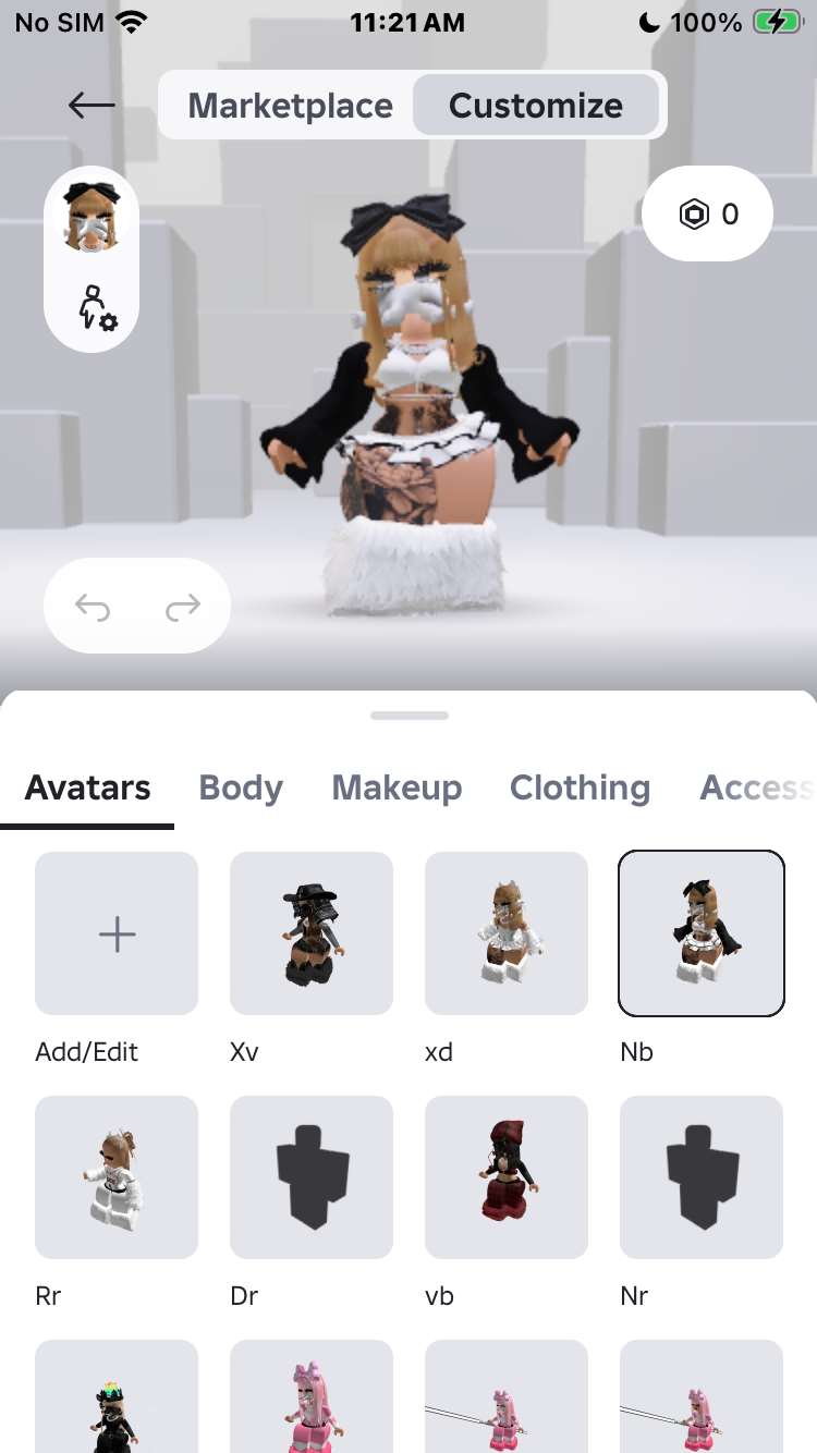 Game account sale Roblox