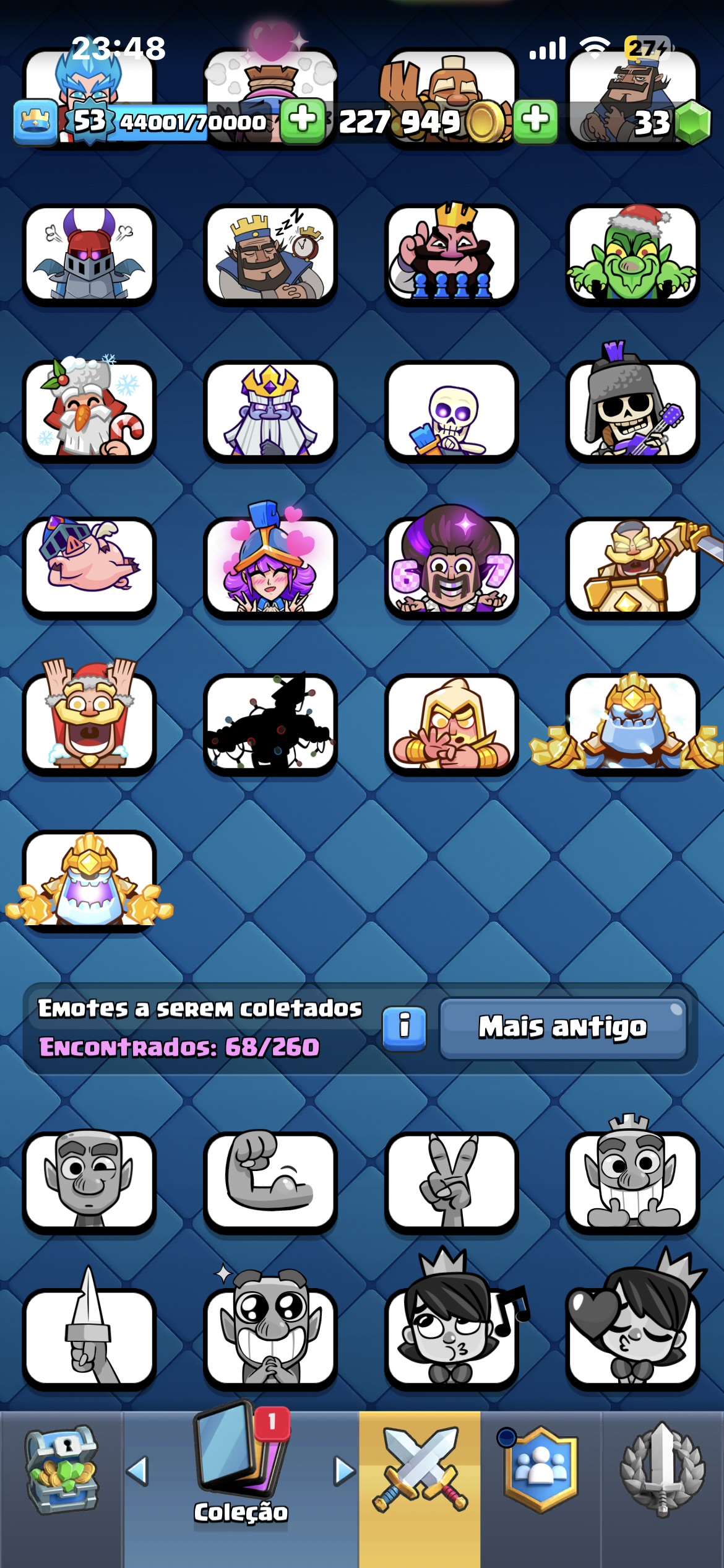 Venda de conta de jogo Clash Royale