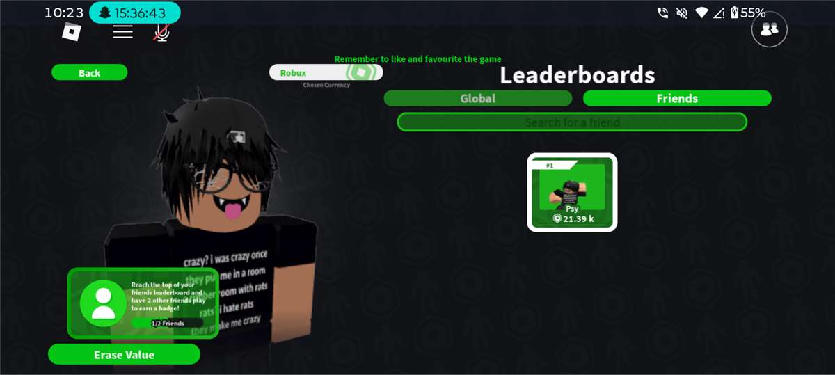Game account sale Roblox