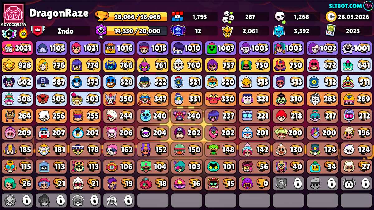 Penjualan akun permainan Brawl Stars