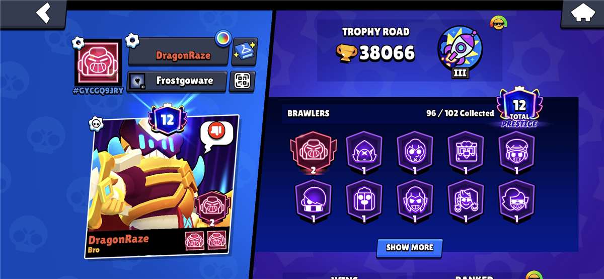 Penjualan akun permainan Brawl Stars
