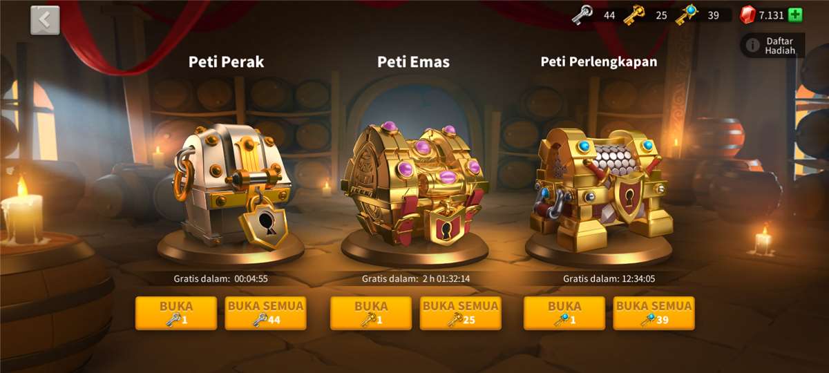 Penjualan akun permainan Rise Of Kingdoms