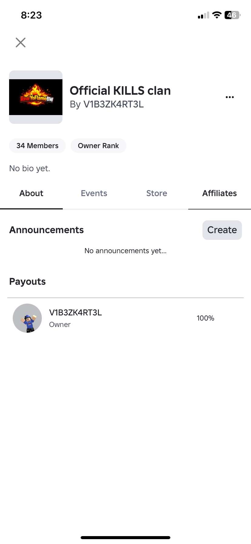 Game account sale Roblox