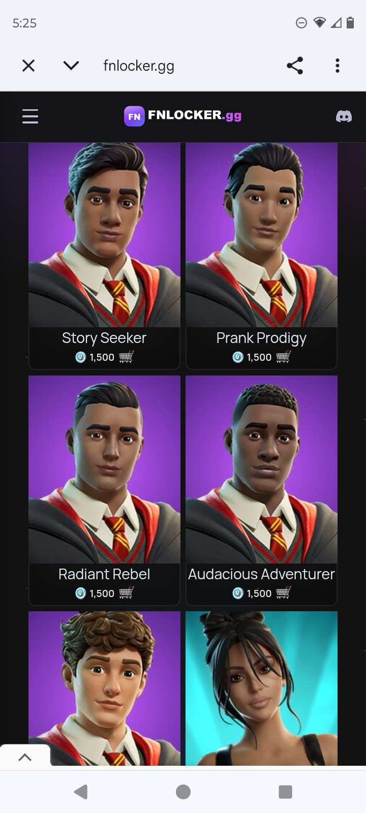 Game account sale Fortnite