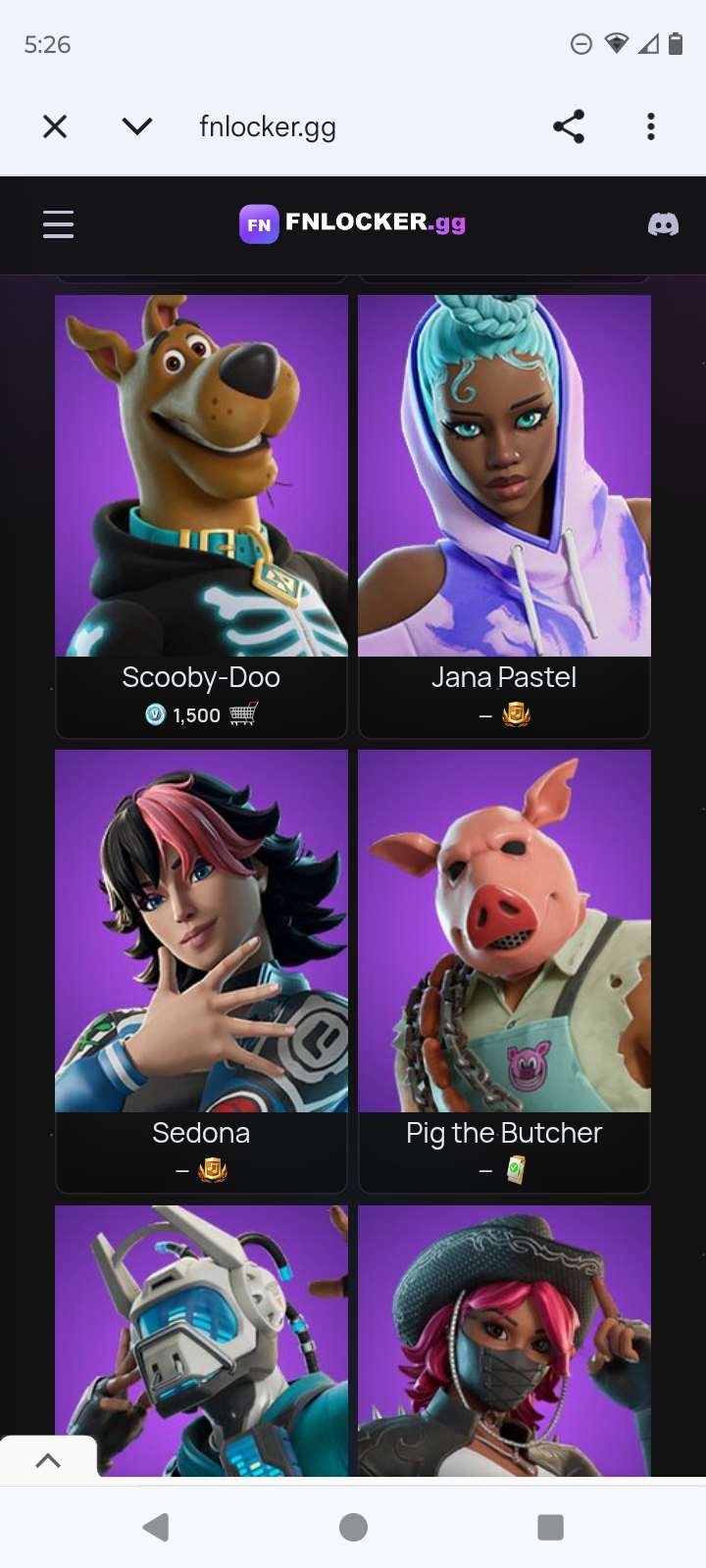Game account sale Fortnite