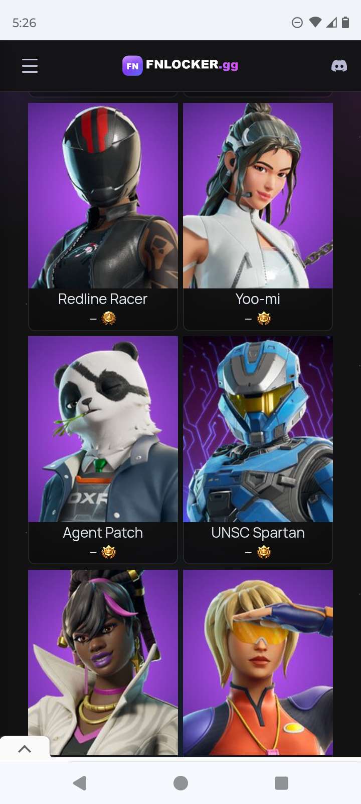 Game account sale Fortnite