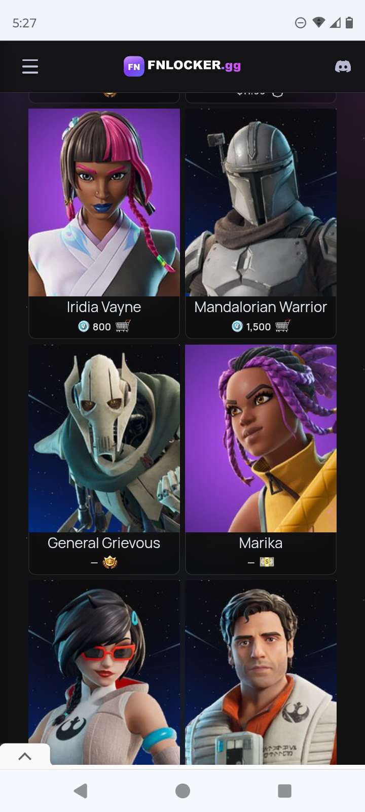 Game account sale Fortnite