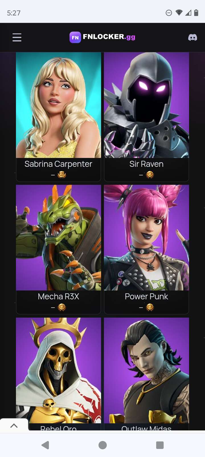 Game account sale Fortnite