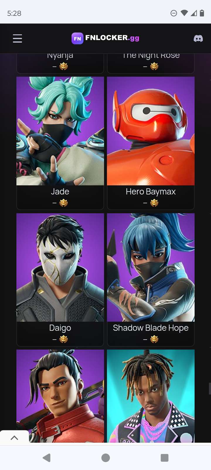 Game account sale Fortnite