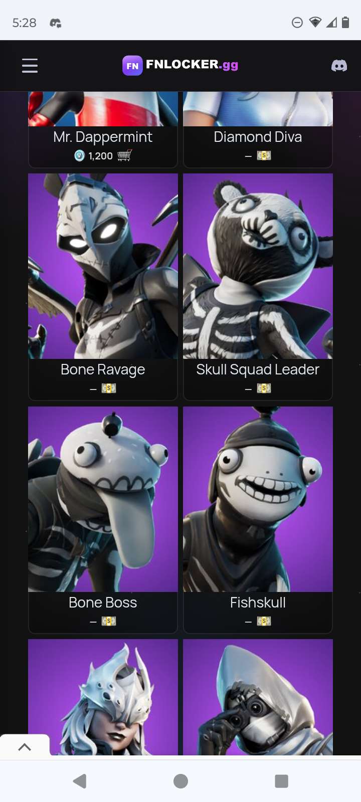 Game account sale Fortnite