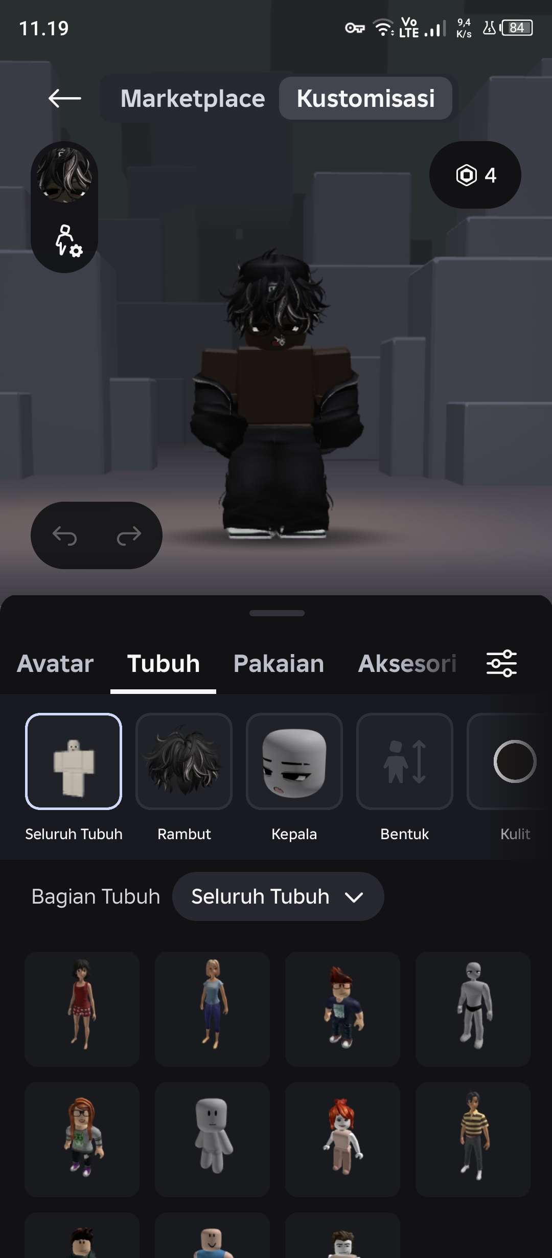 Penjualan akun permainan Roblox