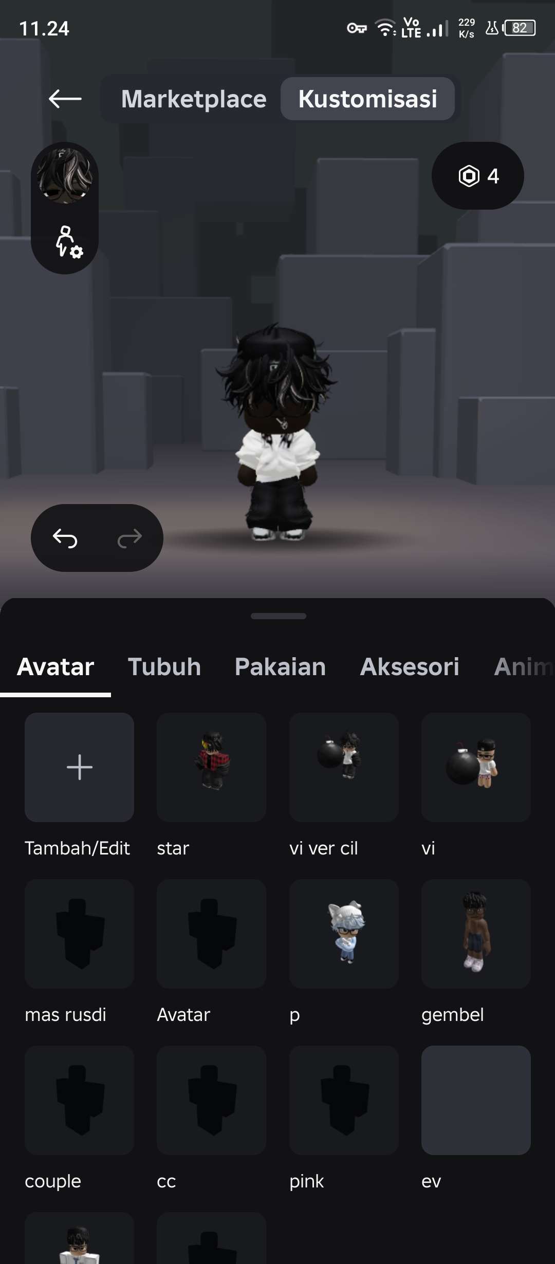 Penjualan akun permainan Roblox