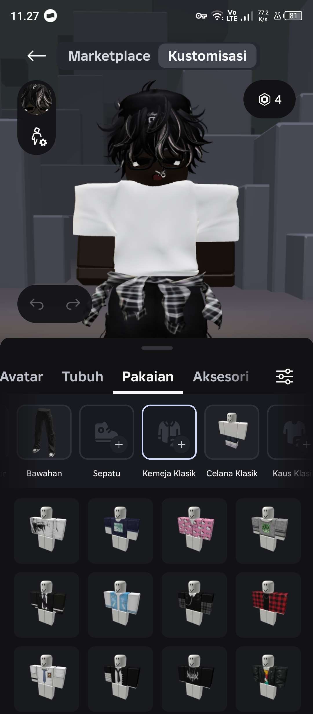 Penjualan akun permainan Roblox