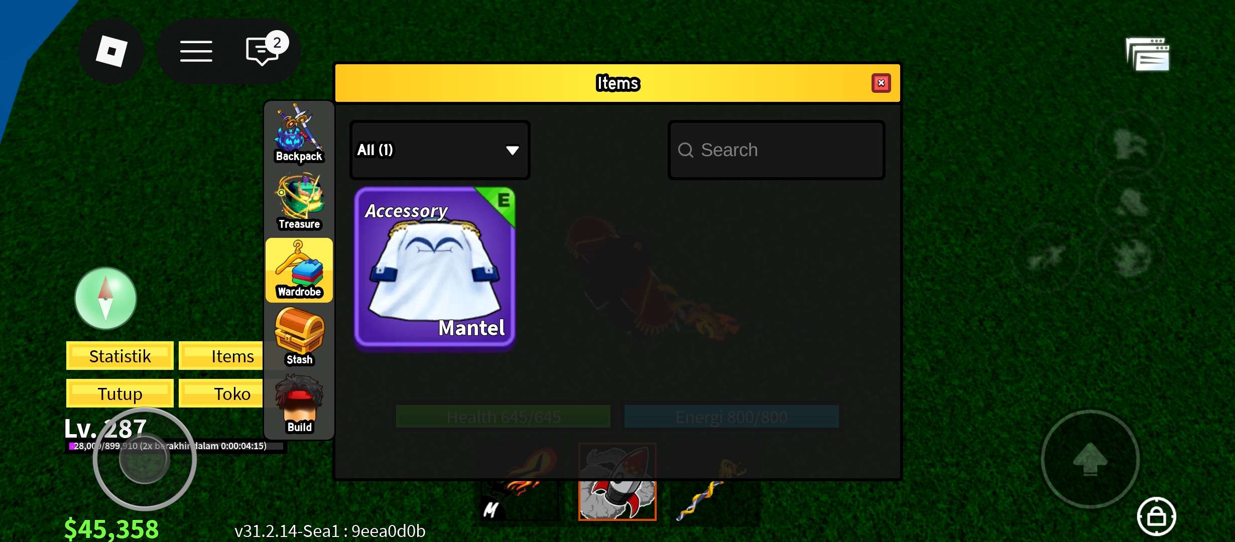 Penjualan akun permainan Roblox
