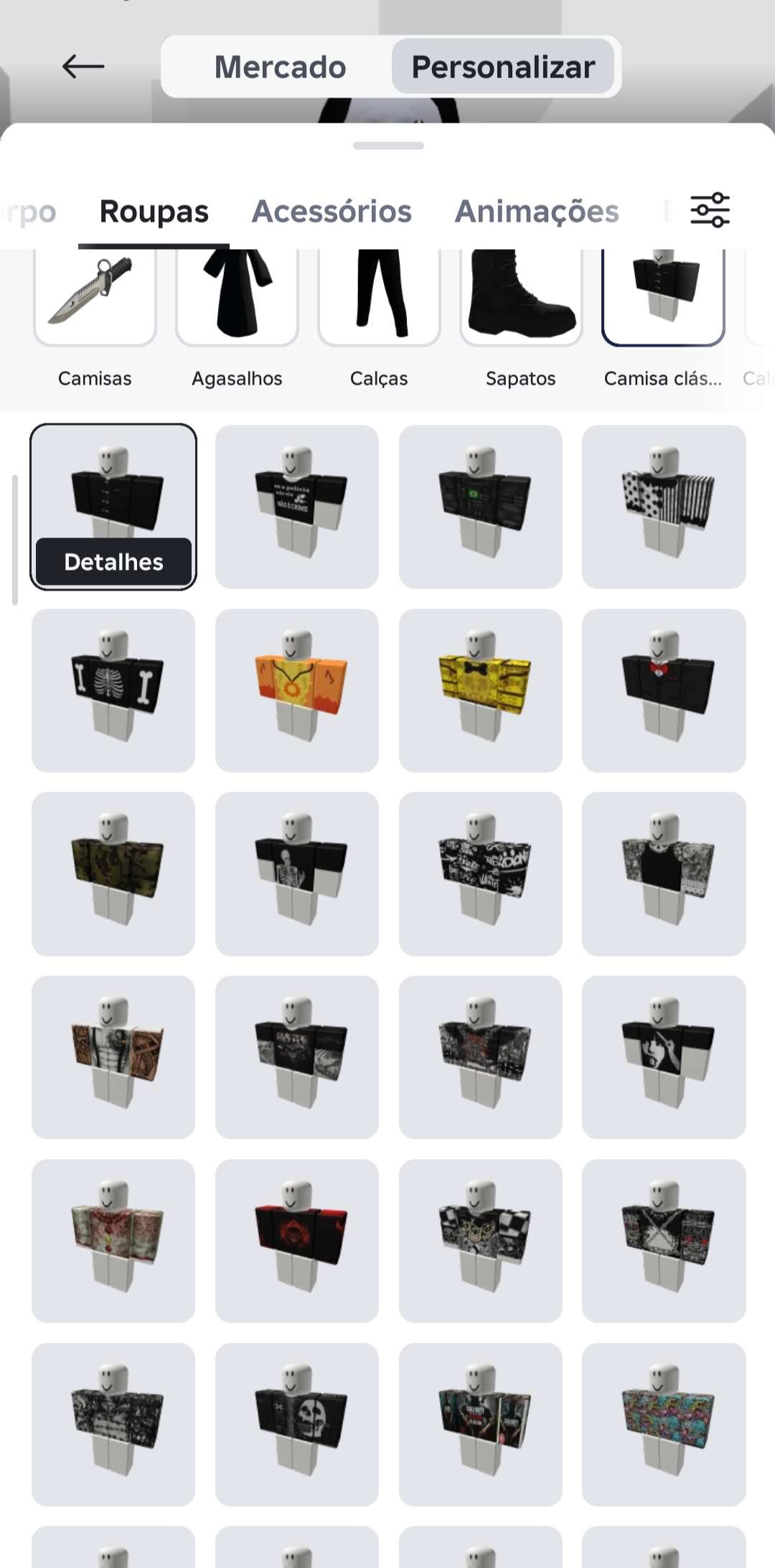 Venda de conta de jogo Roblox