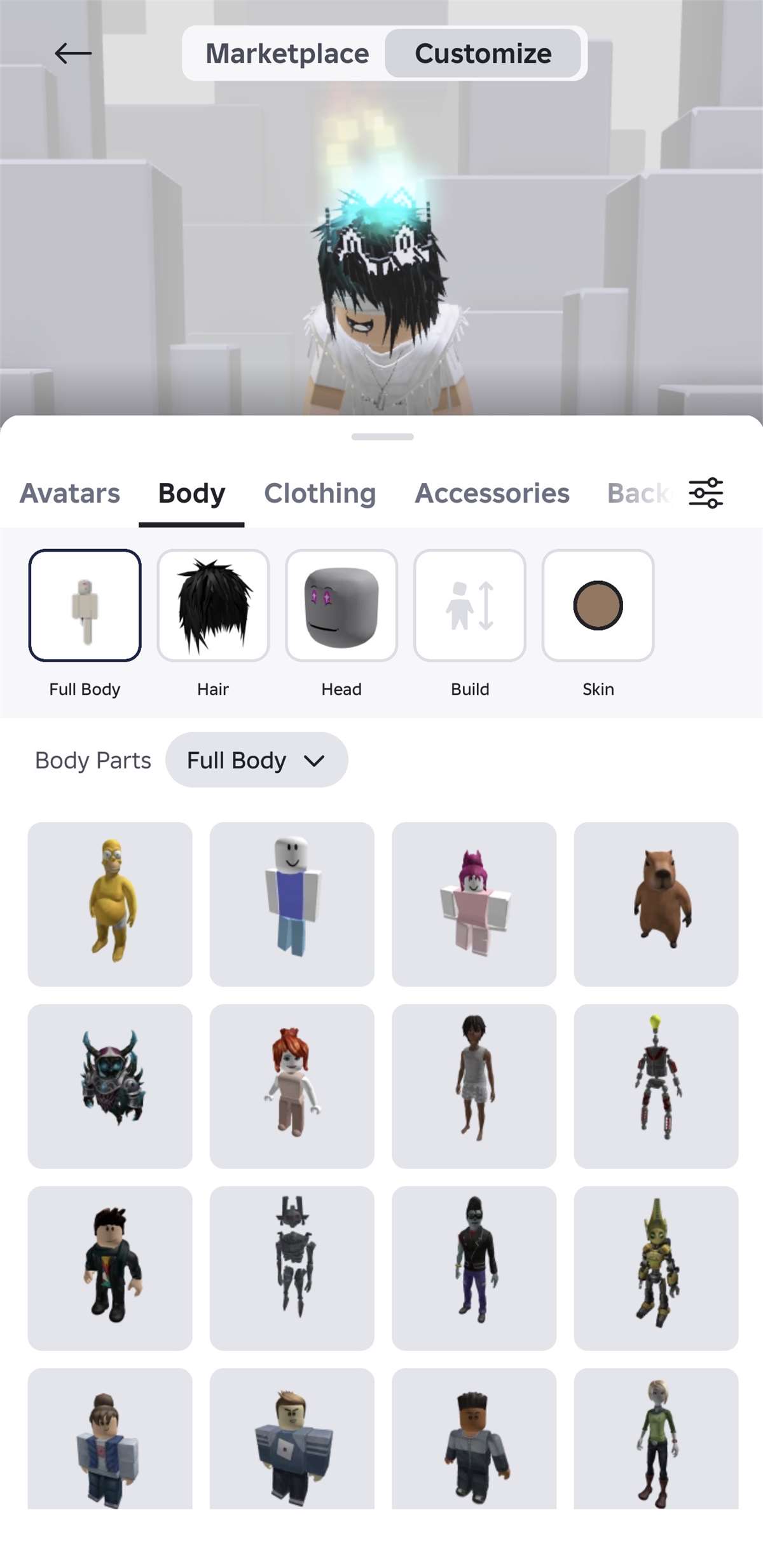 Game account sale Roblox