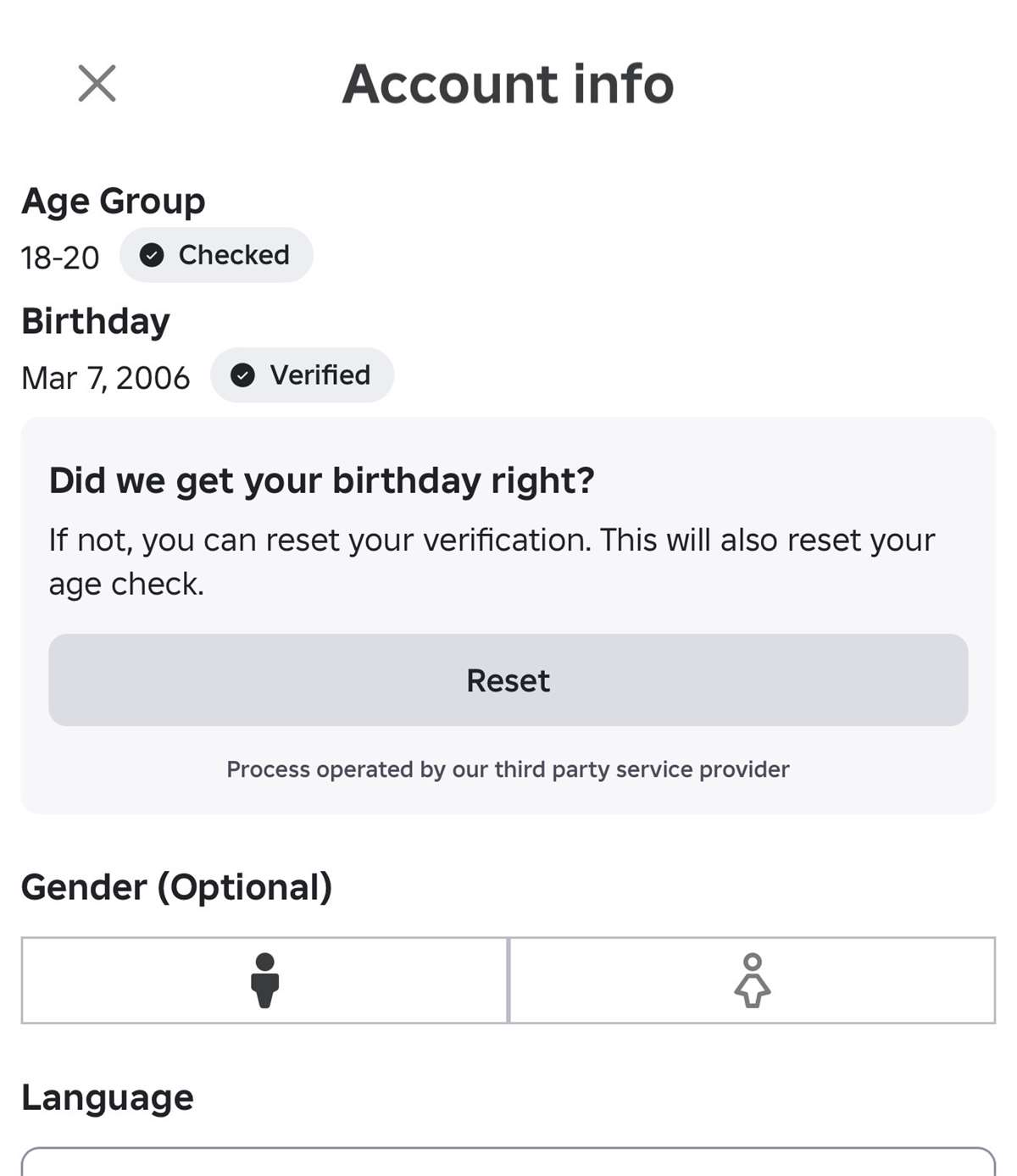 Game account sale Roblox
