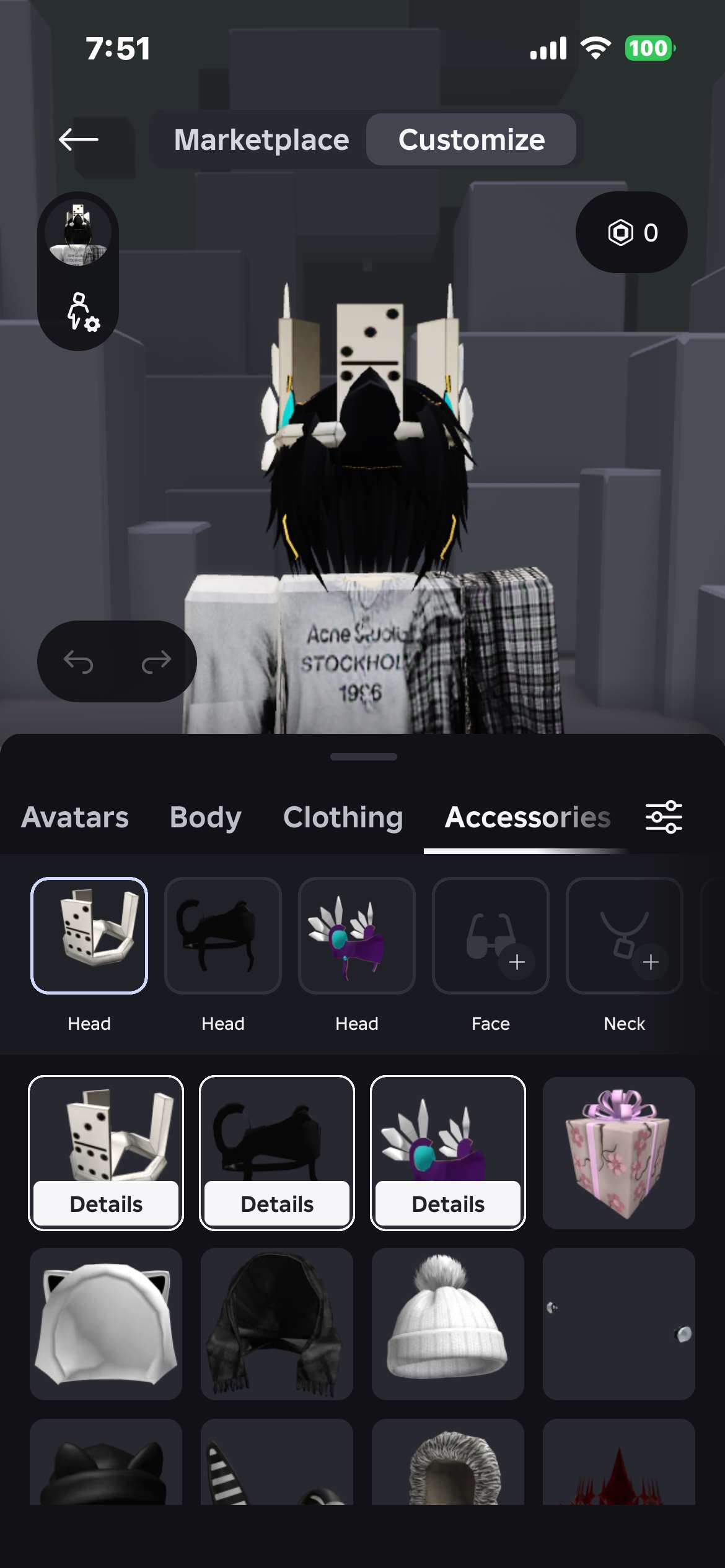 Game account sale Roblox
